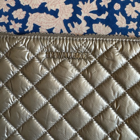 MZ Wallace Metallic Quilted Pouch - Picture 2 of 3